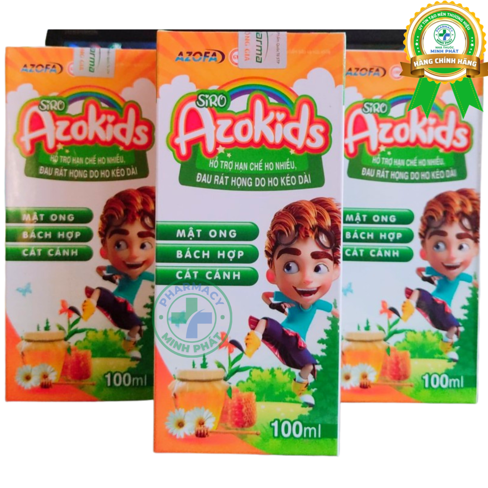 Siro ho AZOKIDS An toàn - hiệu quả cho Trẻ từ 0 tháng tuổi